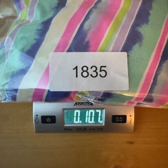 Lilly Pulitzer Magnolia Dress Medium Stripe Asymmetric Euro Summer Coastal Artsy - Picture 11 of 11